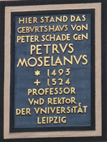 plaque on house front